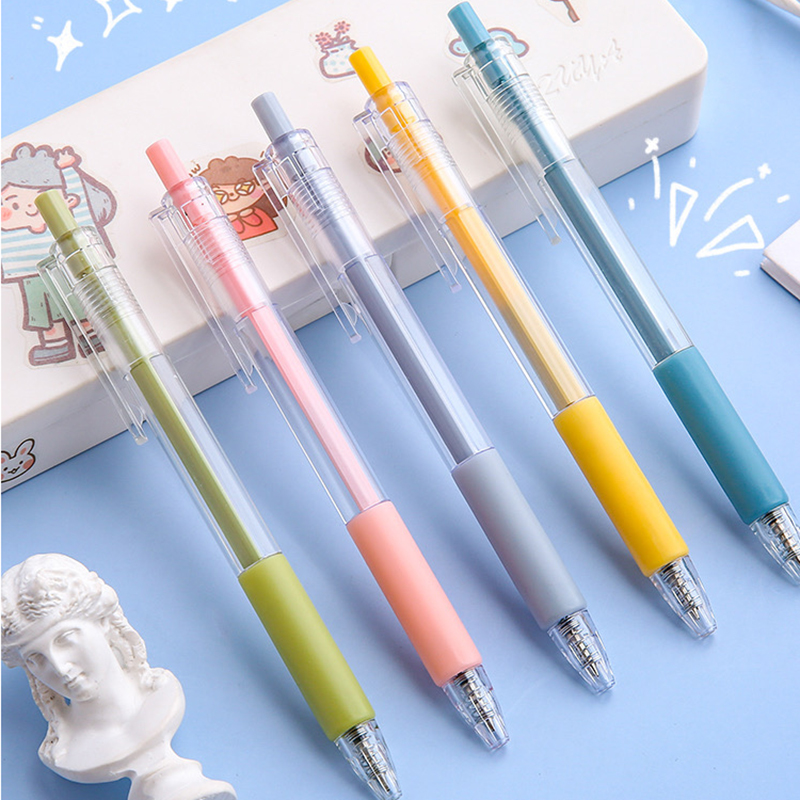 Bút Gel Đầu Tròn Màu Đen 0.5mm Chất Lượng Cao