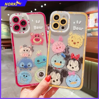 Ốp Điện Thoại Silicon Họa Tiết Hoạt Hình Dễ Thương Cho iPhone 11 11Pro 12 12Pro 13 13Pro Max XR X XS Max SE3 13Mini 7 8 6S Plus SE 2022