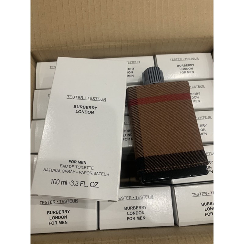 Nước hoa tester burberry London For Men edt 100ml (hộp và nắp tạm như hình) | BigBuy360 - bigbuy360.vn