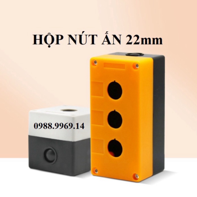 Hộp Nút Nhấn Lỗ 22mm có chống nước