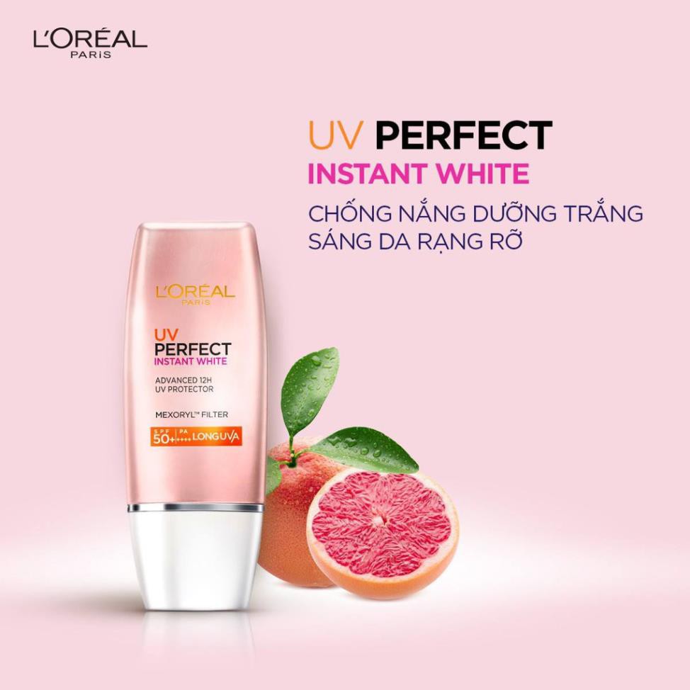 NTKL Kem Chống Nắng Bảo Vệ Da LOreal Paris - L'Oreal Paris UV Perfect SPF50+ PA++++ 30ml