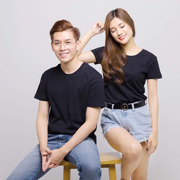 Áo Thun Trơn Áo Phông Cotton Unisex Nam Nữ Vải Dầy Mịn Đẹp Không Xù Lông chọn nhiều màu