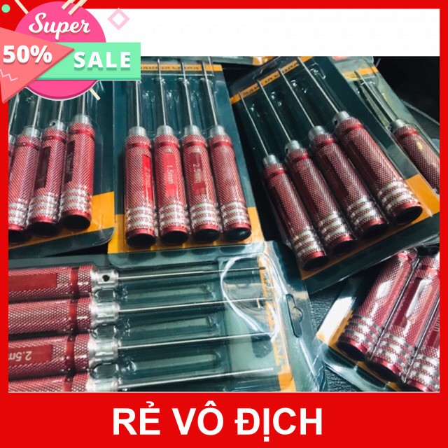 Tool lục giác 4 cây 1.5 2.0 2.5 3.0 chuyên sửa rc