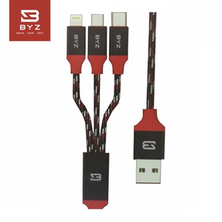 Cáp 3 đầu BYZ BL-675 [ Bảo Hành 1 Tháng]