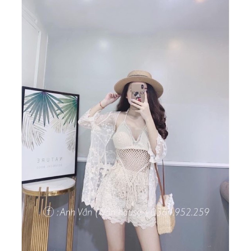 Set bikini chéo sexy 50-75kg