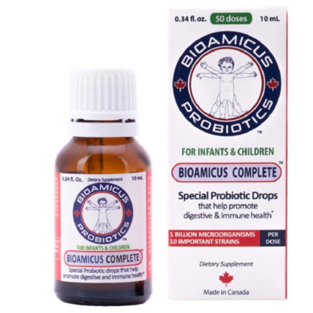 Men Vi Sinh Bioamicus Complete Chứa 10 Chủng Lợi Khuẩn Giúp Cải Thện Rối Loạn Tiêu Hóa, Tiêu Chảy, Táo Bón (Lọ 10ml)