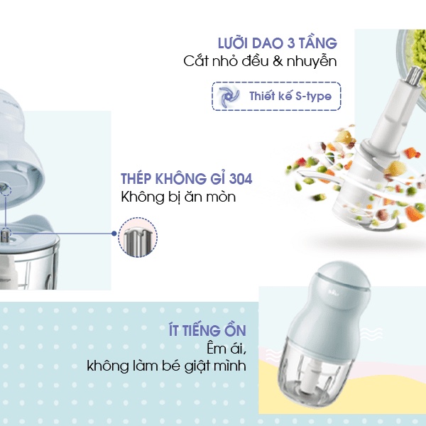 Máy xay sinh tố đa năng Bear GR-B03V2 - Hàng chính hãng