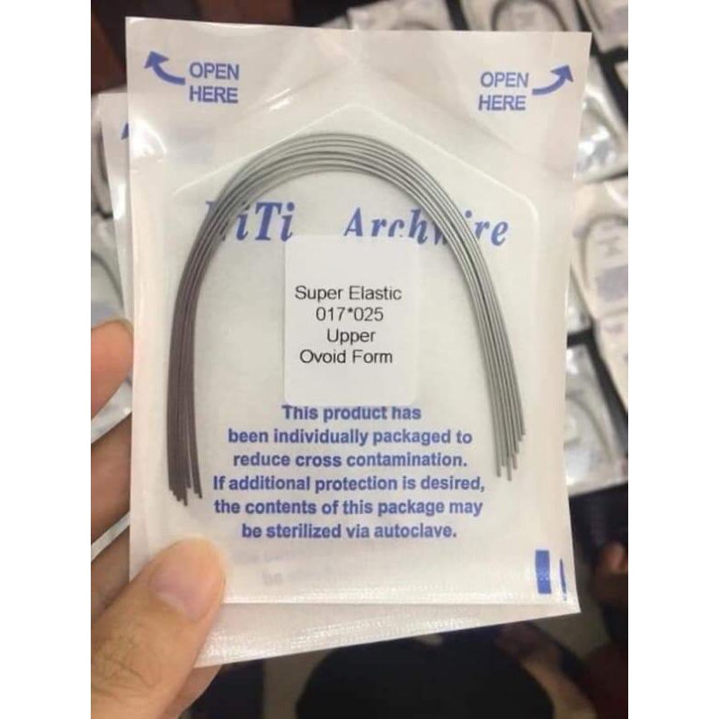 Dây cung Niti vuông chỉnh nha niềng răng dental