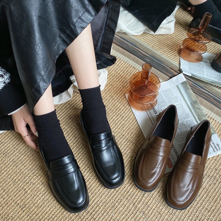 Giày Búp Bê Nữ Đế Bệt Mũi Tròn Thoải Mái