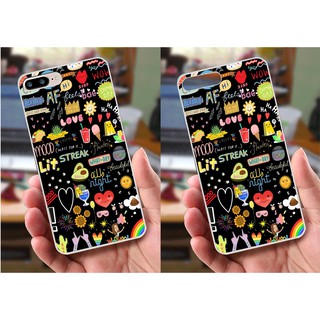 Ốp lưng iPhone 7 Plus / 8 Plus (dẻo viền trắng trong) - Brands