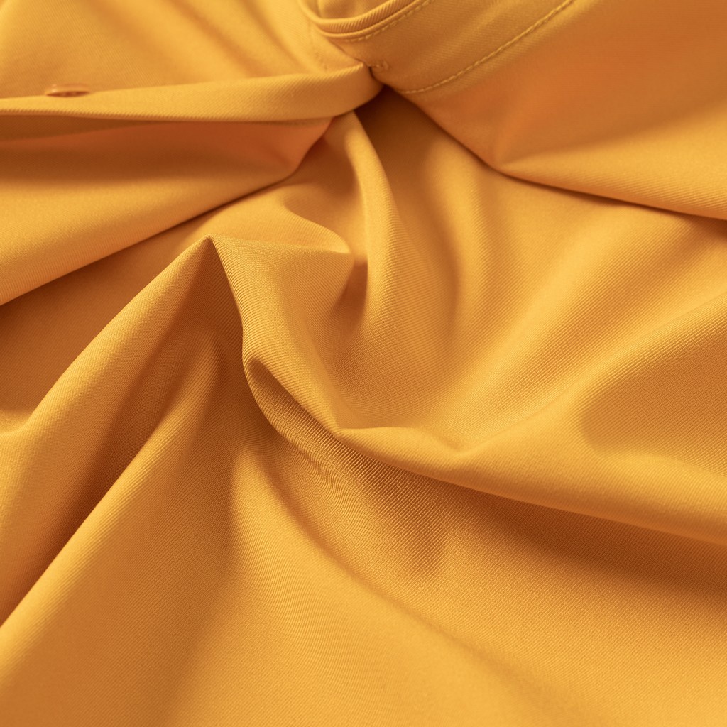 Áo sơ mi tay dài nam màu vàng KENTA SMD0085