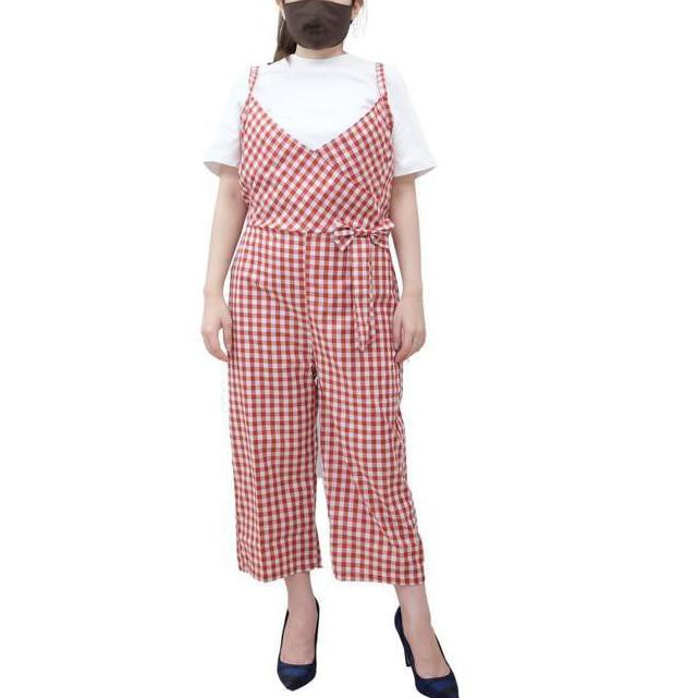 Bộ Jumpsuit Công Sở Màu Đỏ T77