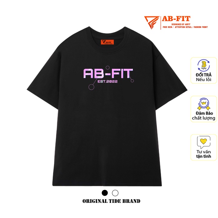 áo thun nam nữ tay lỡ unisex ABFIT áo phông form rộng thun cotton đẹp freesize tee basic