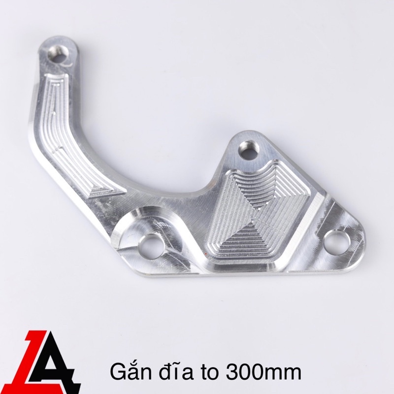 Bộ heo dầu Nissin 2 Piston chính hãng kèm pát nhôm CNC dành cho các dòng xe