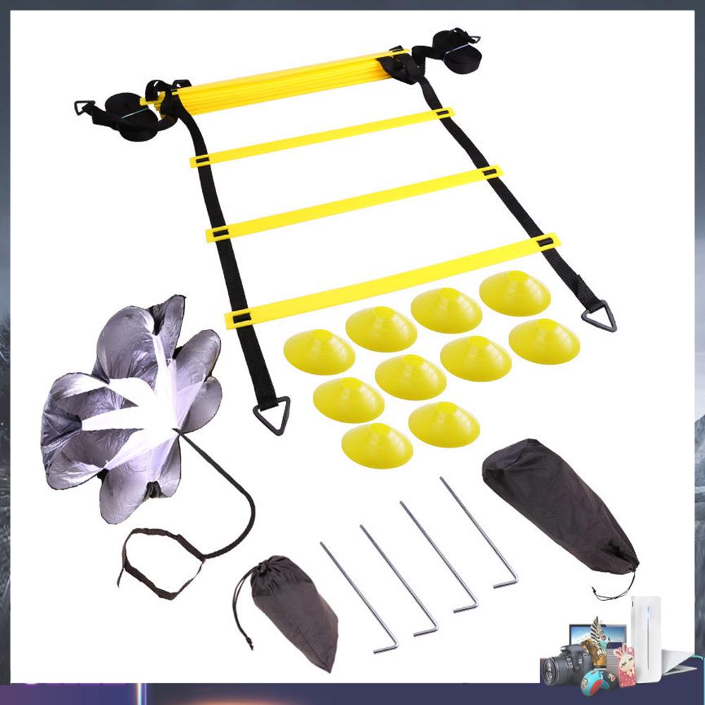 Bộ Dụng Cụ Thang Dây Luyện Tập Tốc Độ Đá Bóng