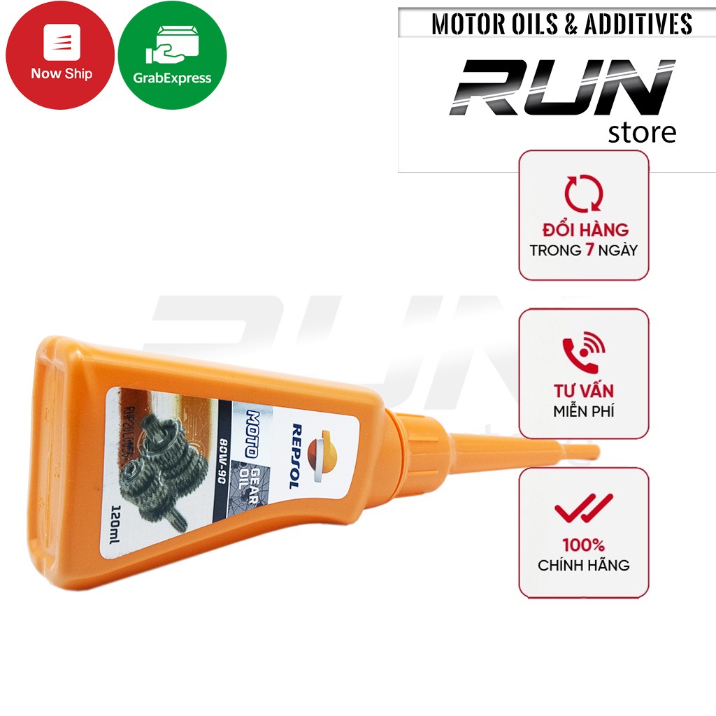 Nhớt Láp - Nhớt Hộp Số Repsol Gear Oil 80W-90 120ml - Dùng Cho Xe Tay Ga