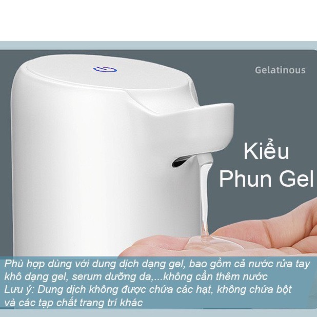 [ 400ml - Sạc Điện ] Bình Xịt Cồn Mini Bình Xịt Tạo Bọt Cảm Ứng Tự Động Xịt Gel Không Tiếp Xúc