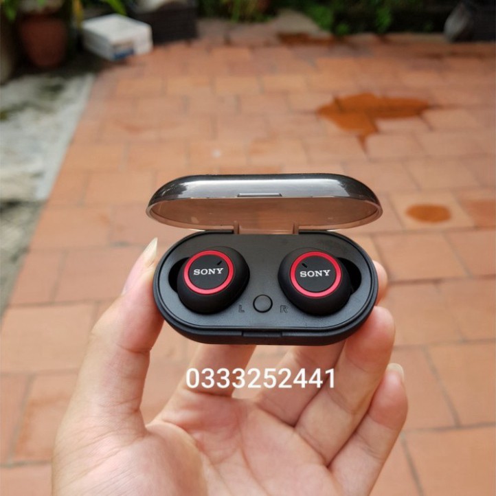 GIÁ HỜI ( Nghe Không Hay Hoàn Tiền 100% )Tai nghe Bluetooth Đen Sony sport TWS-D76 Rất ấm Bass-treble rõ ràng GIÁ HỜI