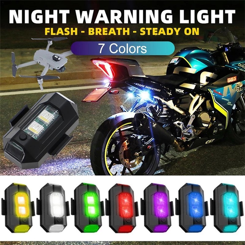Đèn Pin Led Nhấp Nháy Không Dây Sạc USB Chuyên Dụng Cho Xe Mô Tô