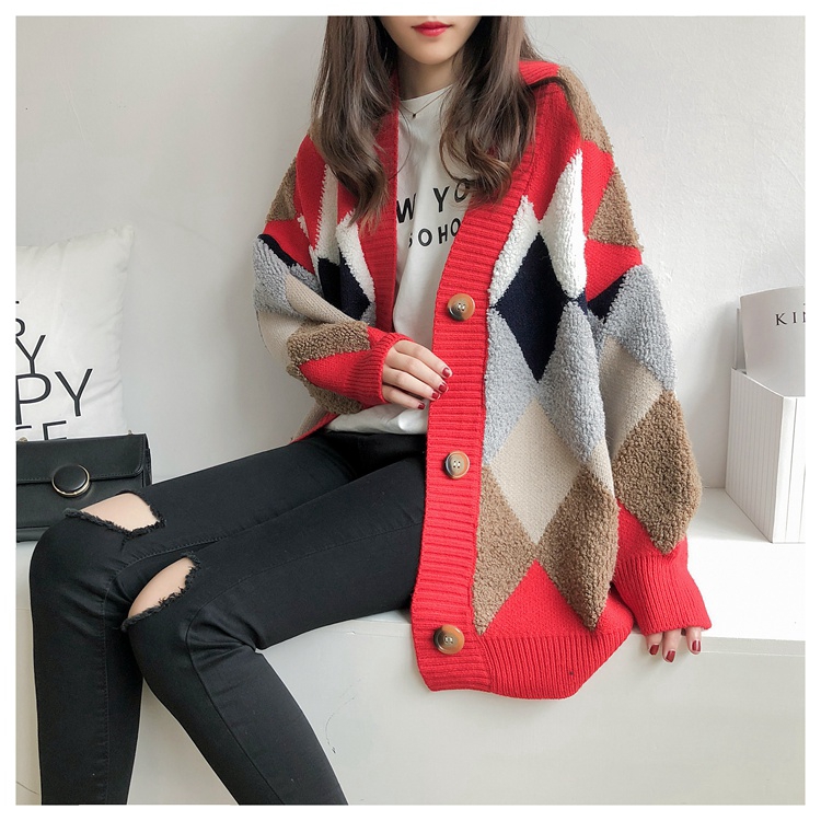 Áo Khoác Cardigan Dệt Kim Dáng Rộng Phong Cách Hàn Quốc Cho Nữ | BigBuy360 - bigbuy360.vn