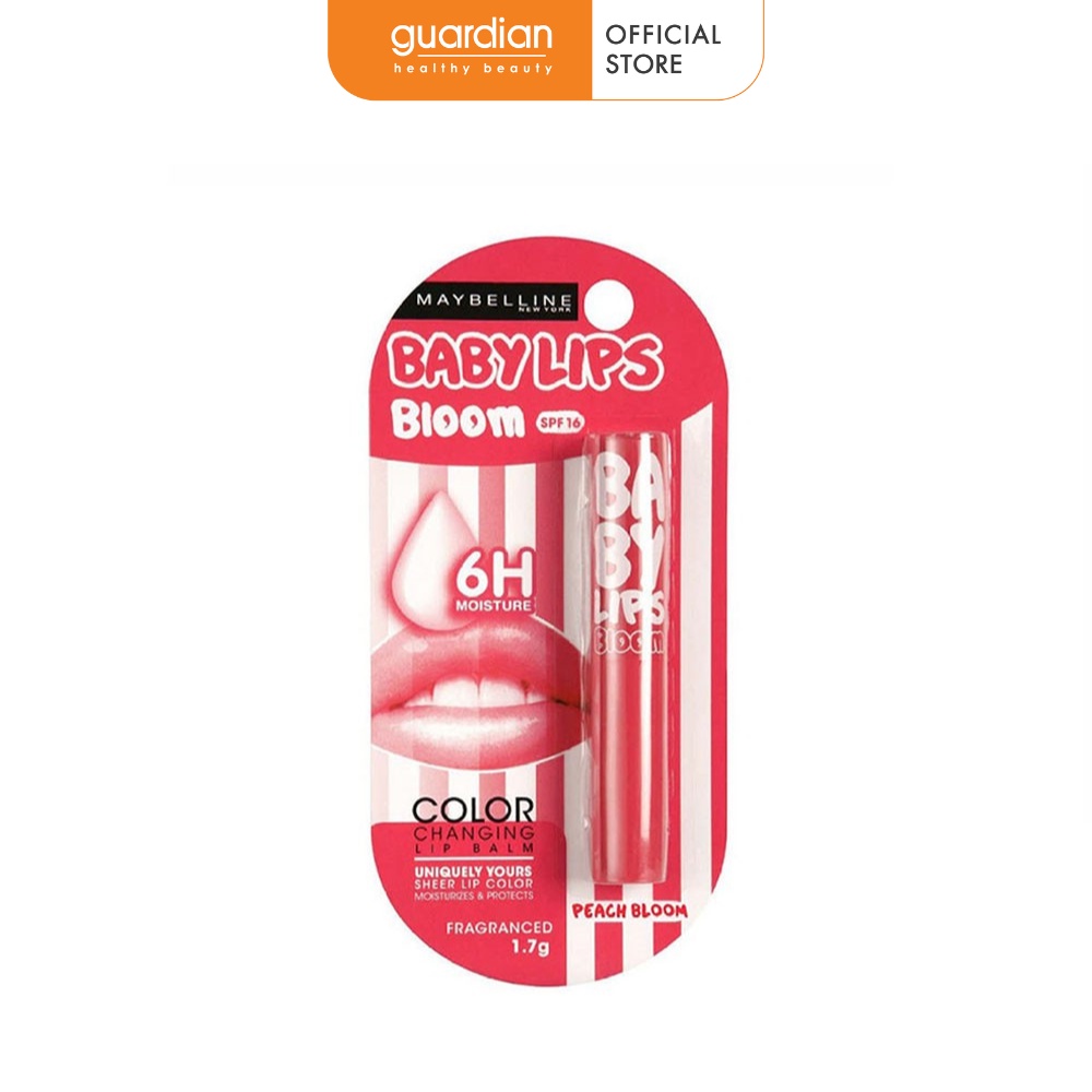 Son dưỡng chuyển màu Maybelline màu cam 1,7g