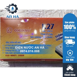 Ổ cắm Ominsu 2 ổ cao cấp