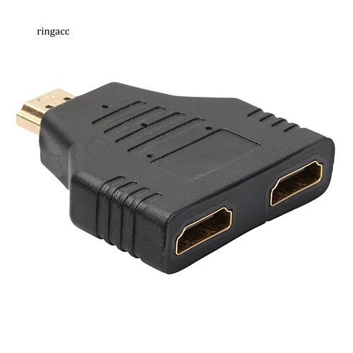 Đầu chia HDMI 1 đầu đực ra 2 đầu cái tiện dụng cho TV/máy chiếu/màn hình LCD