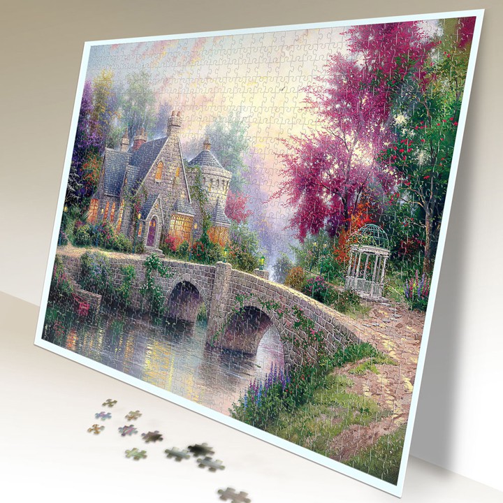 Tranh xếp hình Jigsaw Puzzle giải tỏa stress Tia Sáng 925 mảnh - Trang viên Ánh Sáng - MSP: 925-057