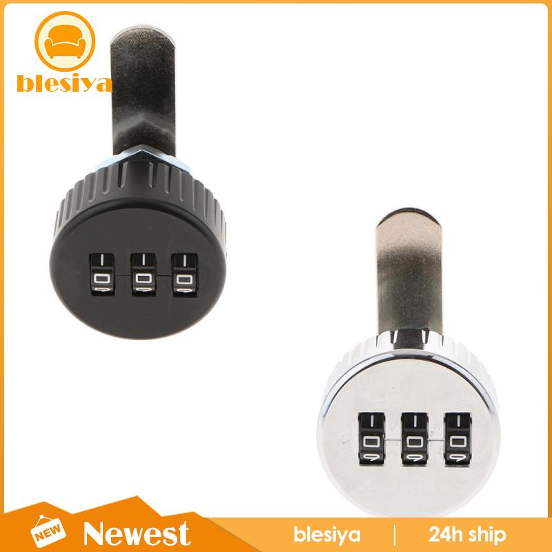 Ổ Khóa Hộp Thư 3 Chữ Số Bằng Hợp Kim Màu Đen