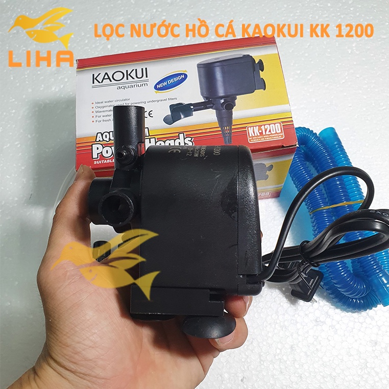 Máy Bơm Lọc Kaokui KK-1200 (20W-1400LL/H-1.2M) - Bơm Nước 3 Trong 1 (Hút, Đẩy, Thổi Oxy)