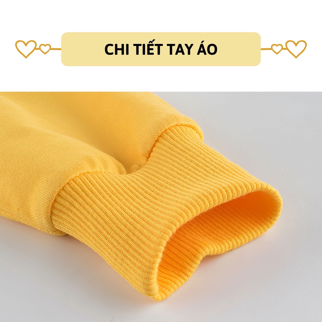 Áo nỉ bé gái dài tay 27Kids áo nỉ da cá thu đông nữ cho trẻ từ 2-10 tuổi GLSS1