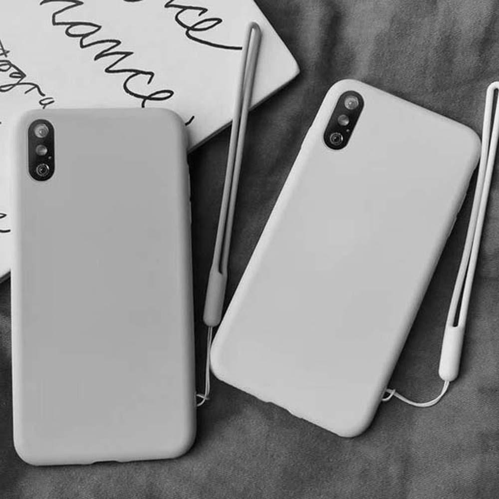 Dây Đeo Điện Thoại / Móc Khóa Bằng Silicon In Logo Balenciages Thời Trang Tiện Dụng