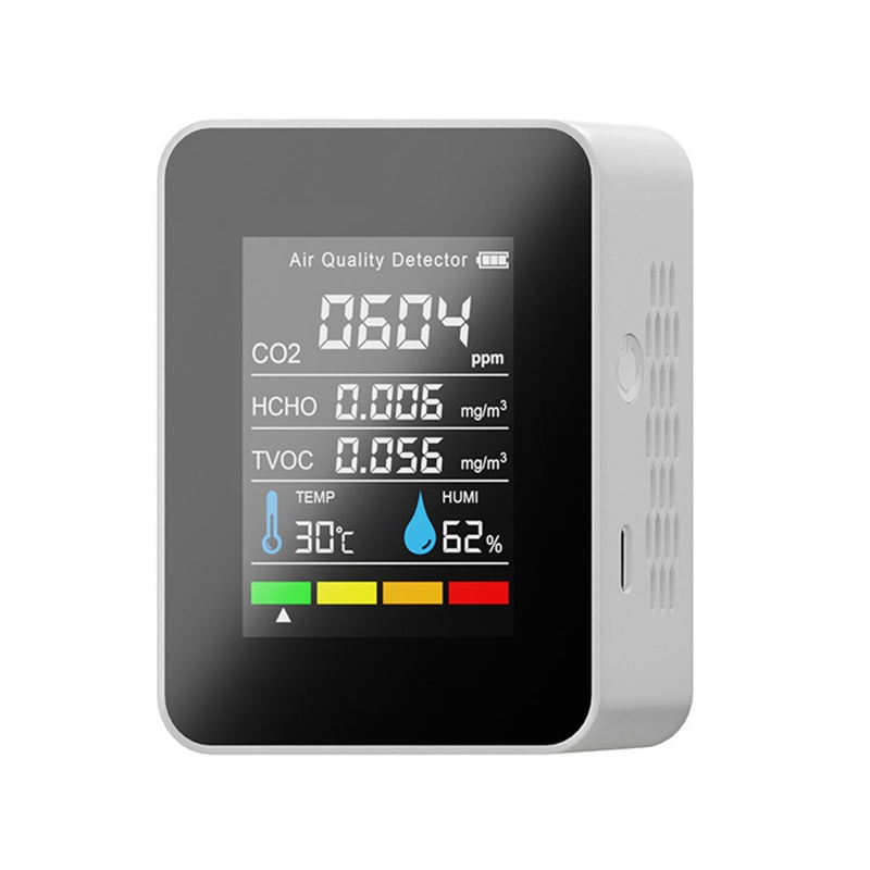 Máy Đo Chất Lượng Không Khí Chính Xác Cao Hchoo CO2 TVOC Volatile