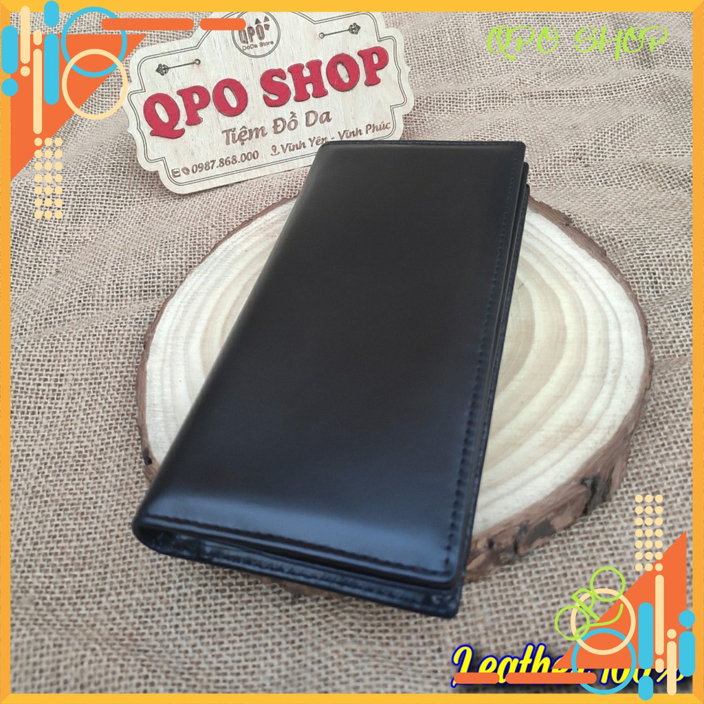 Ví Dài Nam/ Nữ Cầm Tay Cao Cấp Da Bò Nguyên Tấm 100% Bảo Hành Da 12 Tháng