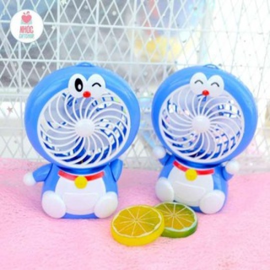 [FREESHIP-150K] QUẠT ĐÈN 2IN1 HÌNH DOREAMON, LINGLONG DỄ THƯƠNG