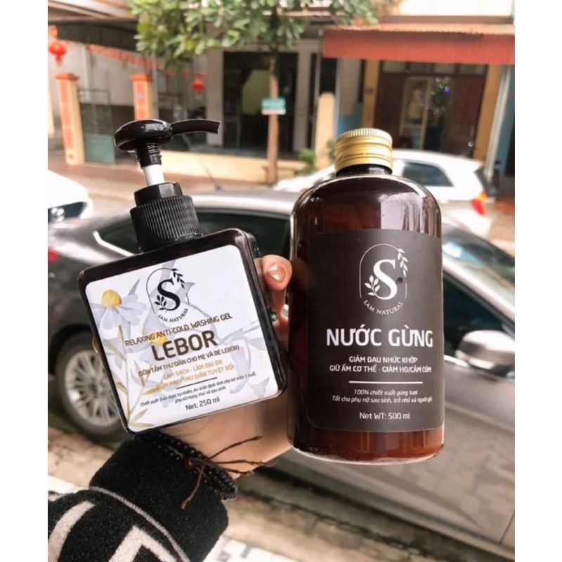 Nước Cốt Gừng Nguyên Chất 500ml Chiết Suất Gừng Tươi Gíup Giữ Ấm Cơ Thể Mẹ