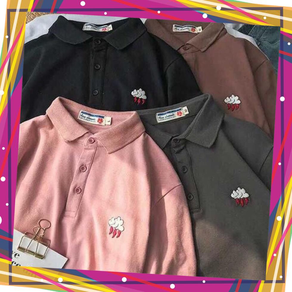 Áo Thun Nữ Tay Lỡ Có Cổ Form Rộng in hình dễ thương M18