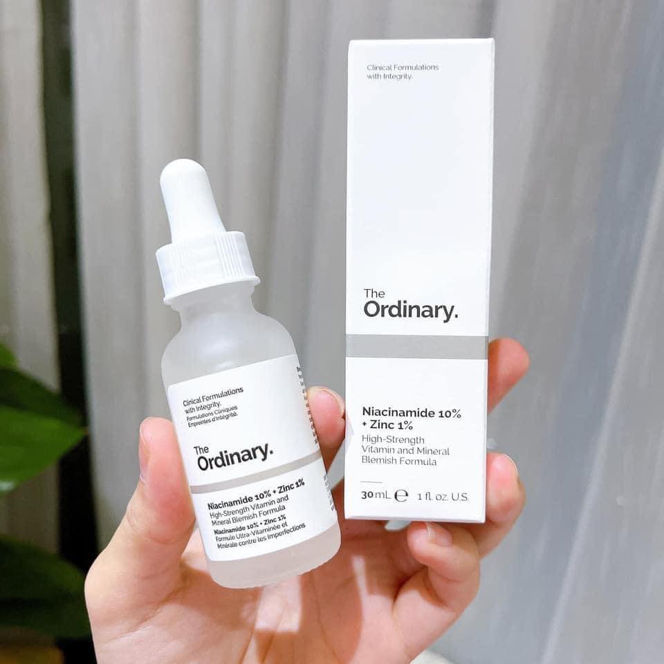 Serum The Ordinary Niacinamide 10% + Zinc 1% giảm mụn, thu nhỏ lỗ chân lông 30ml - 60ml