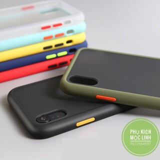 [iPhone] Ốp lưng iPhone 6/6 Plus 7/7 Plus/8 Plus/ X/ XS/ XS Max/ XR/ 11/ 11 Pro/11 ProMax chống sốc ốp nhám mờ viền màu
