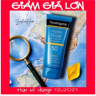 [Bill Đài] KEM CHỐNG NẮNG NEUTROGENA DẠNG GEL NƯỚC ❤ NEUTROGENA HYDRO BOOST WATER GEL LOTION SUNSCREEN SPF50