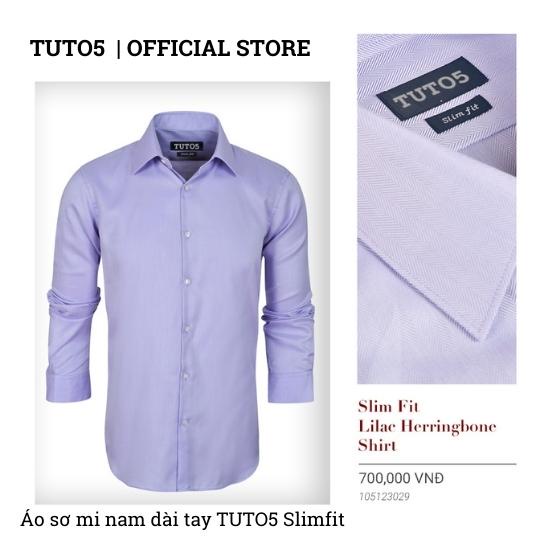 Áo sơ mi nam dài tay công sở trơn TUTO5 thời trang cao cấp chất đẹp Slimfit Shirt kháng khuẩn khử mùi tốt, ít nhăn.