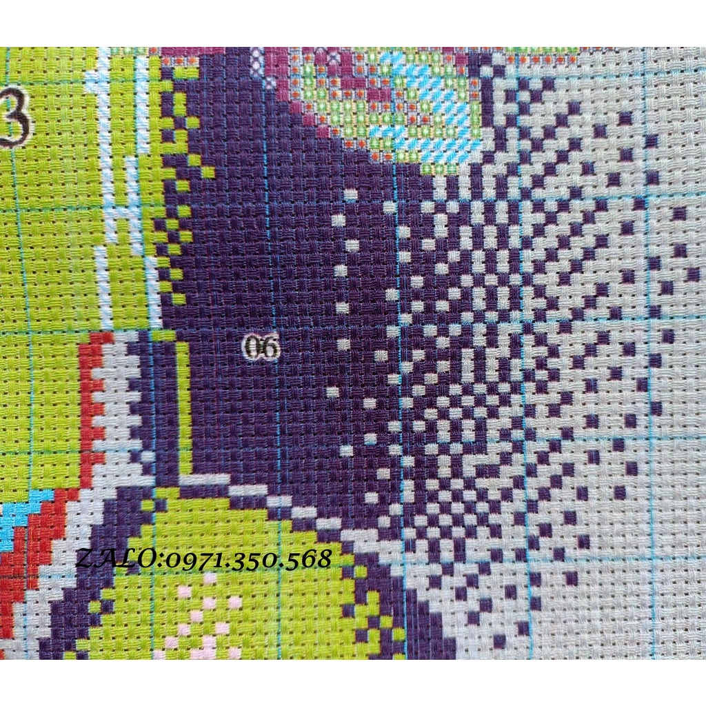 Tranh thêu chữ thập Hoa Mộc Lan I 150x55cm I MN0149