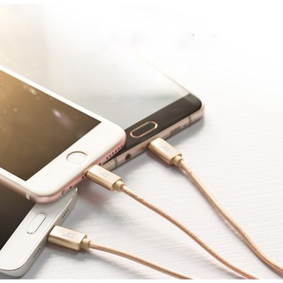[Mã ELMS10 giảm 6% đơn 50K] CÁP SẠC 3 ĐẦU HOCO X2 - MICRO USB - LIGHTNING - USB TYPE C dùng cho Iphone, Samsung, Type C