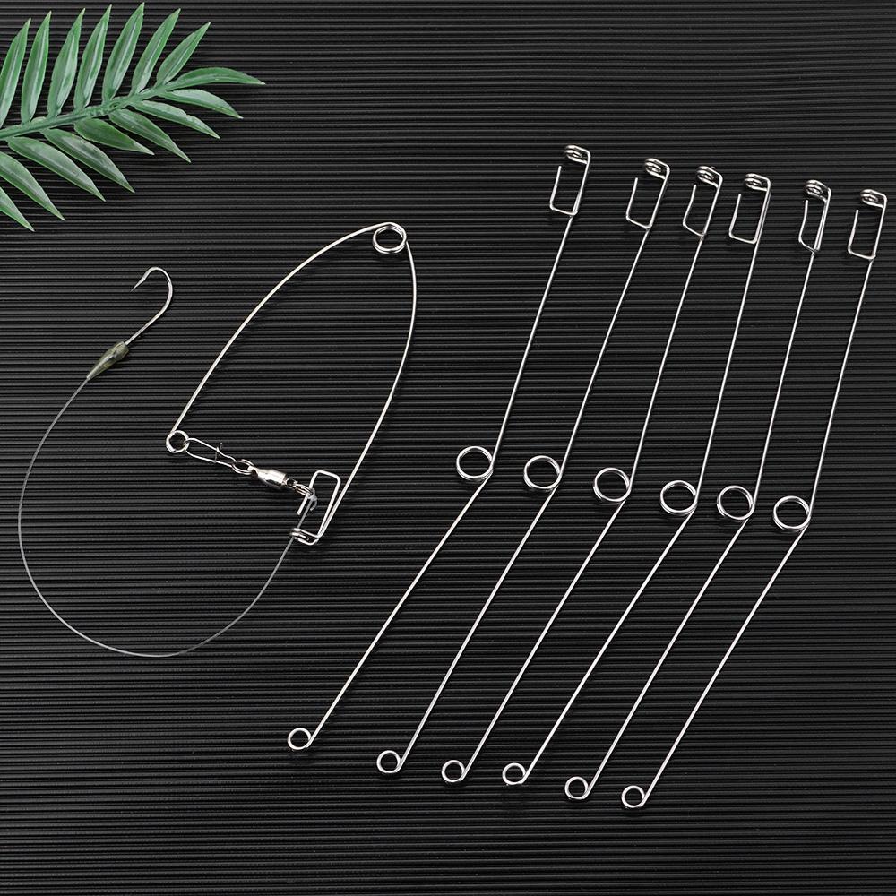 MAG Set 5 Móc Câu Cá Bằng Thép Không Gỉ Chất Lượng Cao