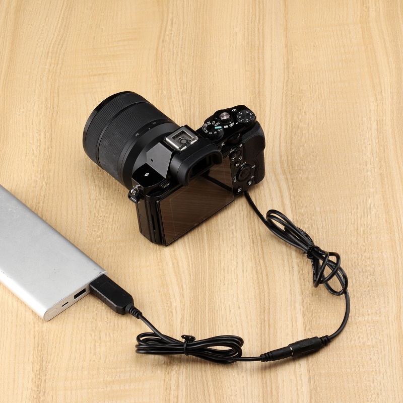 Bộ ĐiềU HợP Cung CấP ĐiệN 5V 2A USB Sang NP-FW50 Cho Sony A7 A7R A7S A7II A7R A6500 A6400 A6300 A6100 A6