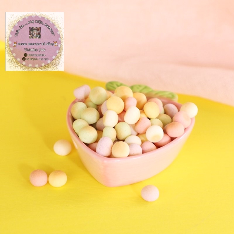 bánh Macaron mini dành cho thú nuôi (vỗ béo thỏ bọ hamster sóc,...)
