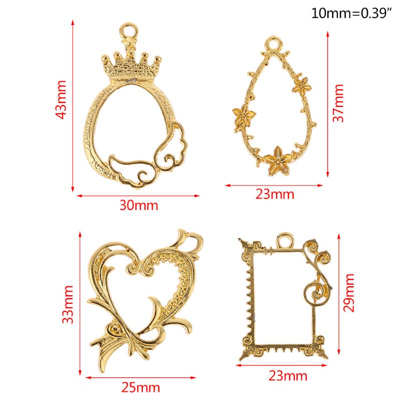 Khung Treo Chìa Khóa Hình Bướm Bằng Nhựa Resin UV Charms