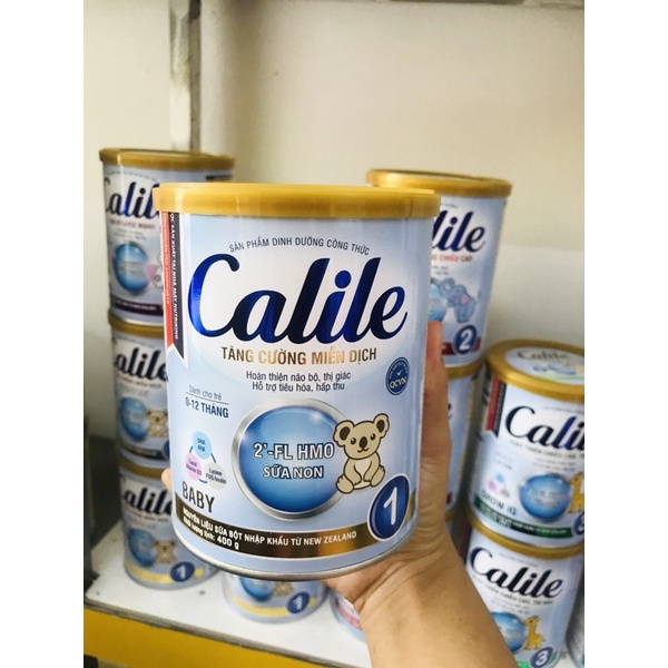 Sữa bột Calile Baby bổ sung 2'FL HMO, sữa non cho bé từ 0-12 tháng