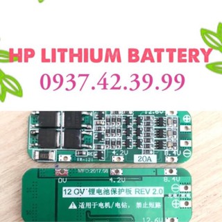 Mạch bảo vệ pin lion 3s 12.6v 20a