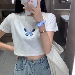 🌺 Áo Croptop Bướm siêu xinh🌸